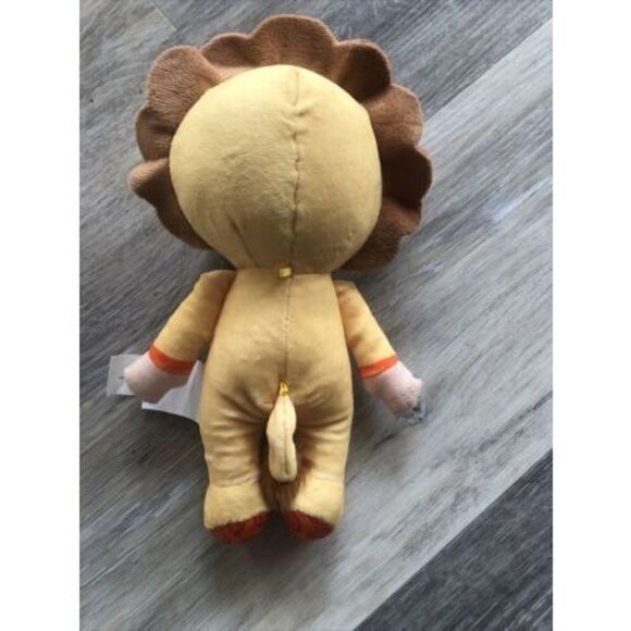 Cocomelon JJ LION Cat 8" Yellow Plush Doll Soft Toy w/ Plastic Face - Picture 7 of 7